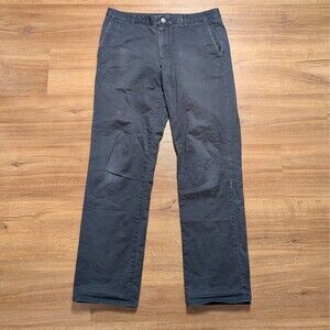 Bonobos Chino Pants Men's 33x32(34x31) Blue Flat Front Straight Leg Casual